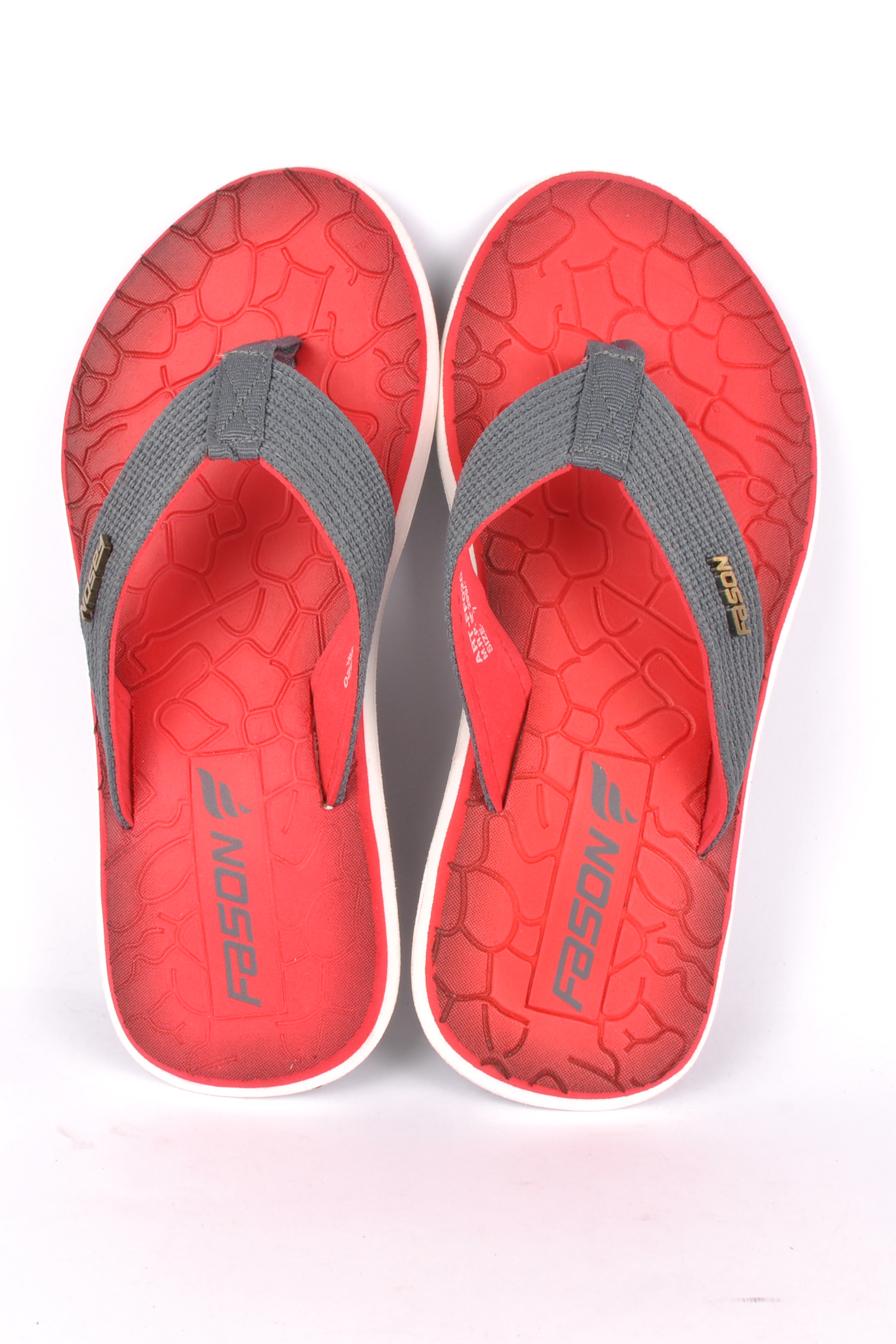 Red & Grey Flip Flop Slipper