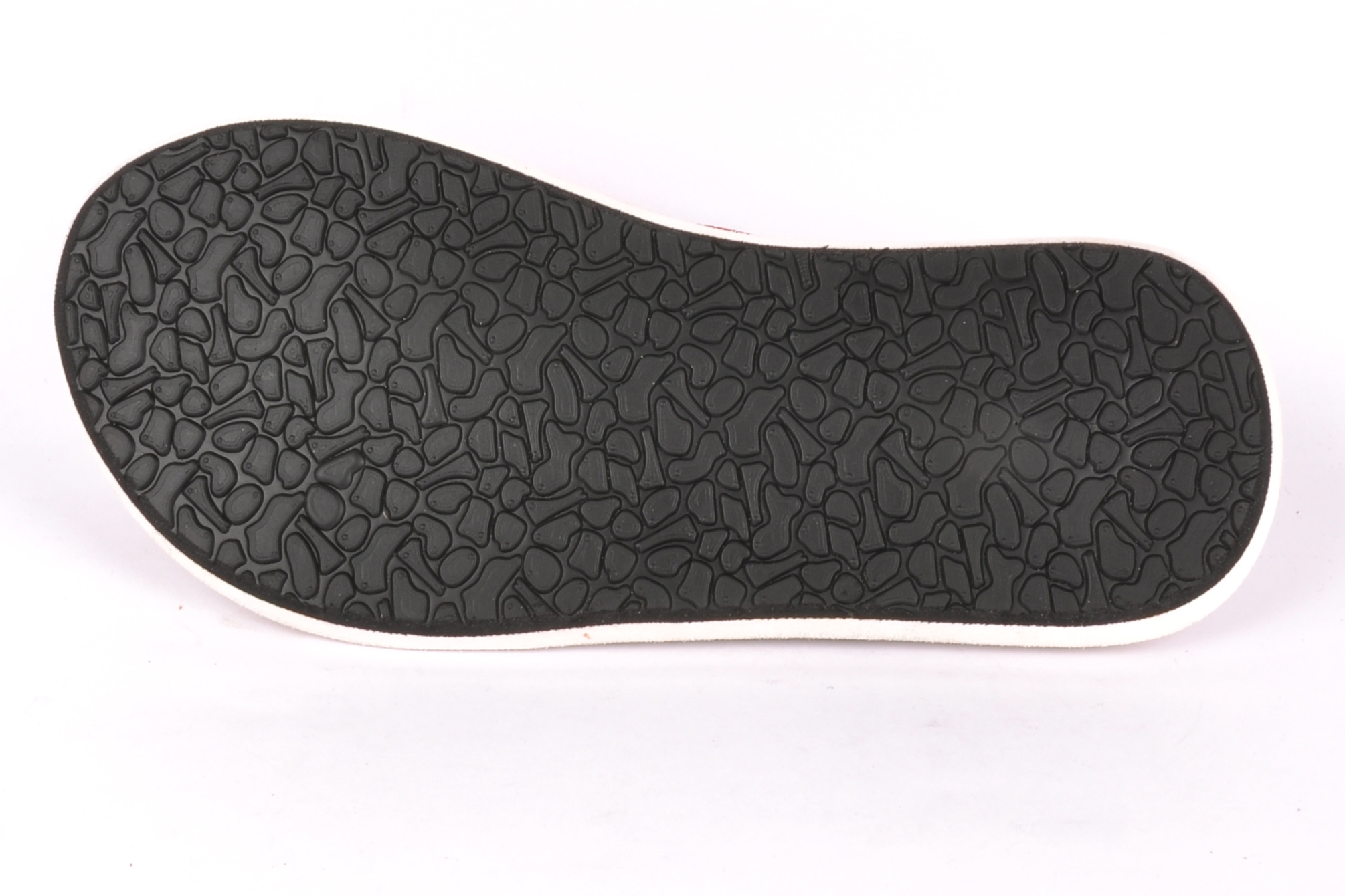 Tan Red Flip Flop Slipper