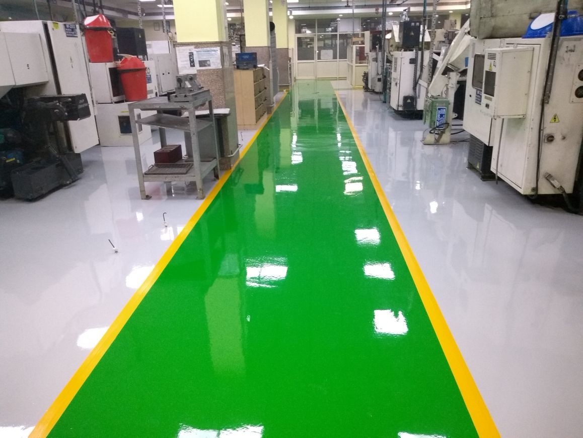Green Epoxy Flooring