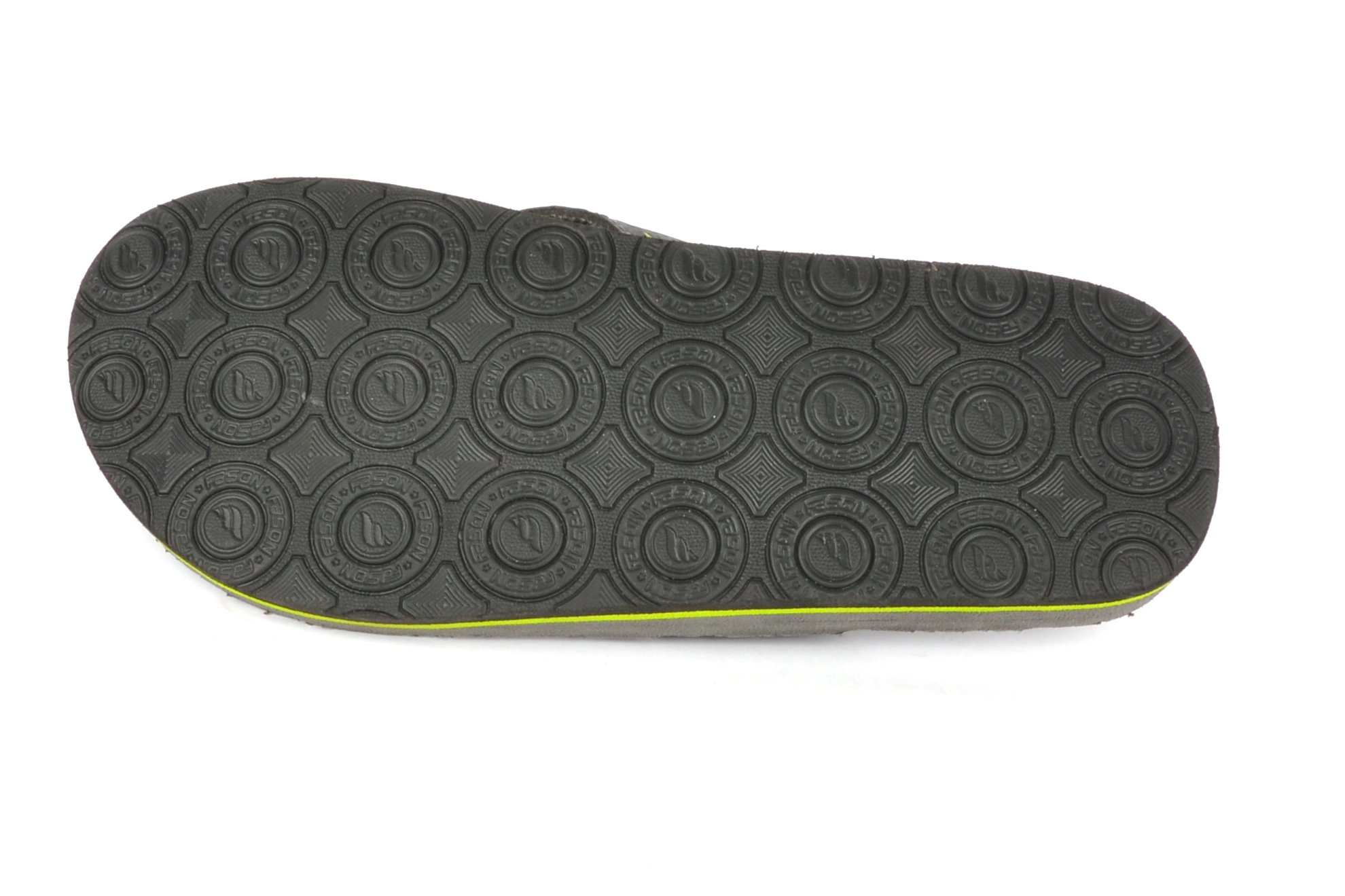 Grey & Green Flip Flop Slipper