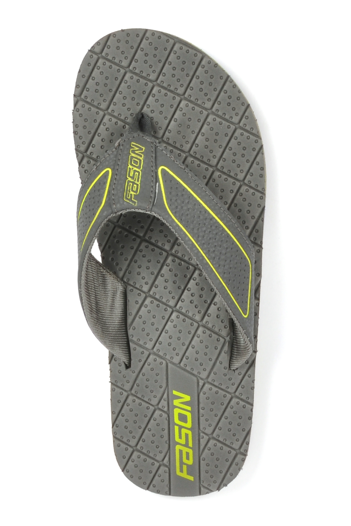 Grey & Green Flip Flop Slipper
