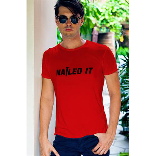 Nailed It पुरुषों की टी-शर्ट - लाल