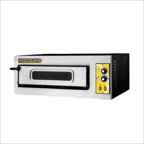 Stone Base Pizza Oven - Color: Silver