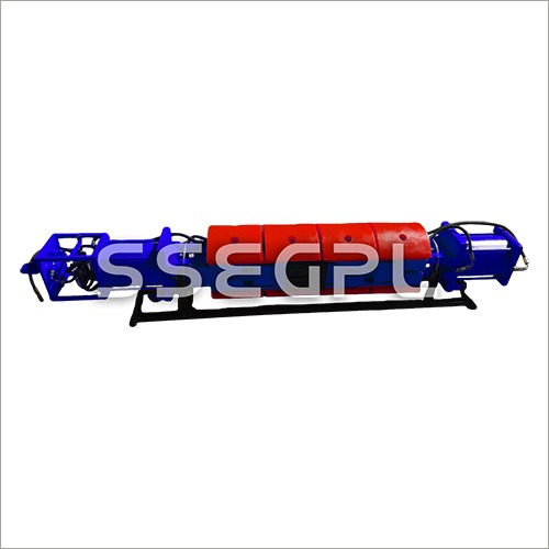 Pneumatic Wedge Machine - 771 kg, 220/380 Volt Automatic Electric Operation | Red and Blue Color, Ideal for Industrial Users