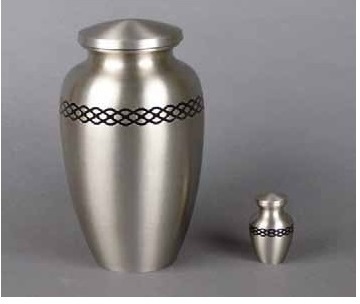 Green Memorial Urn Esprit Brass Urn