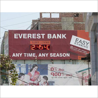 तापमान और आर्द्रता के साथ LED घड़ी