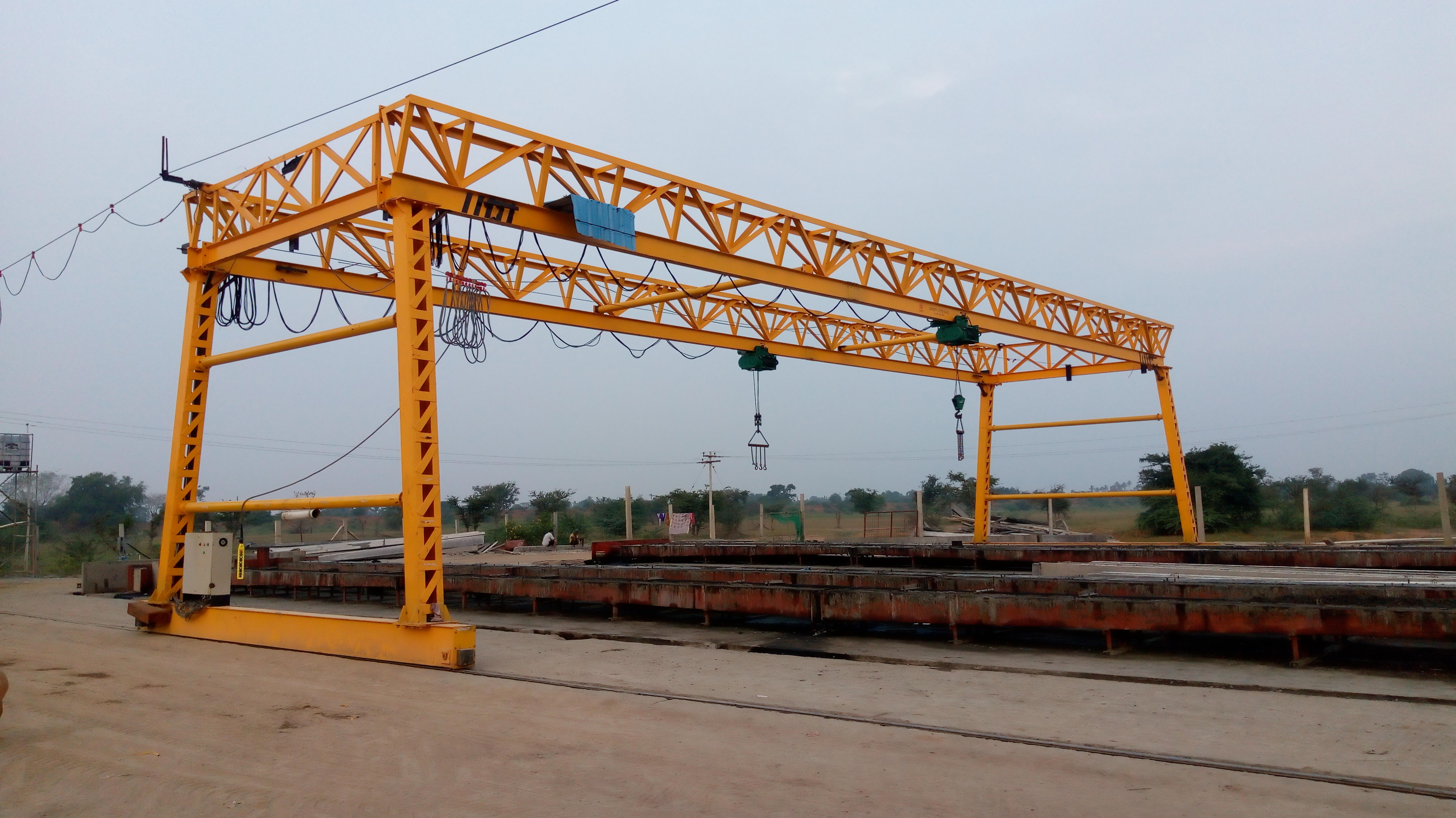 Double Girder Gantry Crane - Steel Material, 5-225 Ton Capacity, 10-50 Meter Span | Variable Dimensions, Easy Install And Relocation, Compliant With International Quality Standards