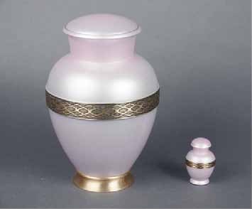 Black & Gold Modern For Token Keepsake Urn