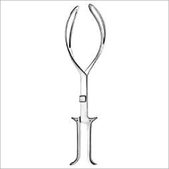 Long Curved Obstetric Forceps