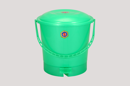 Green Pedal Dustbin Small