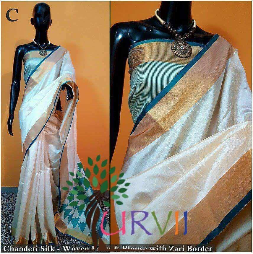 Khadi Silk Saree - Multi Printed Fabric, Bollywood Style With Royal Tassels, Includes Pallu & Running Blouse