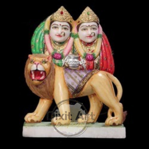 मार्बल माता केला देवी की ऊँचाई: 24 इंच (इंच)