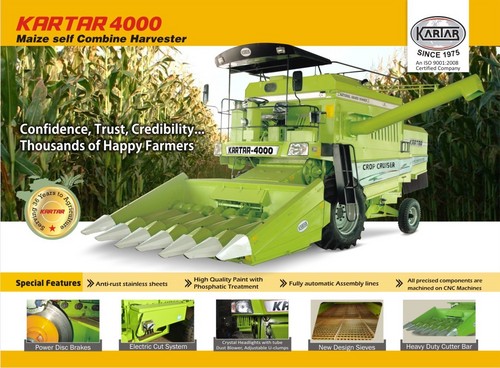 Maize Combine Harvester