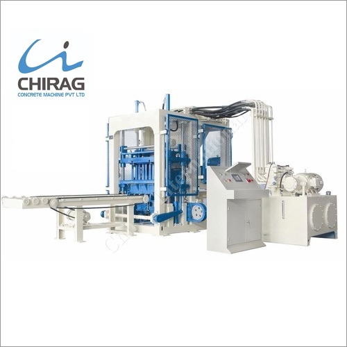 Blue Automatic Color Paver Block Machine
