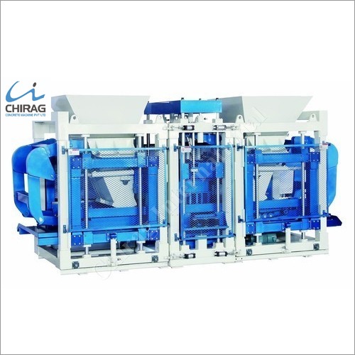 Blue High Density Concrete Block Making Machine