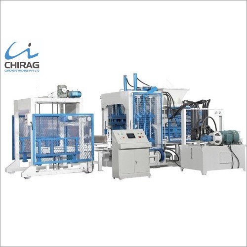 Blue Semi Automatic Fly Ash Brick Plant