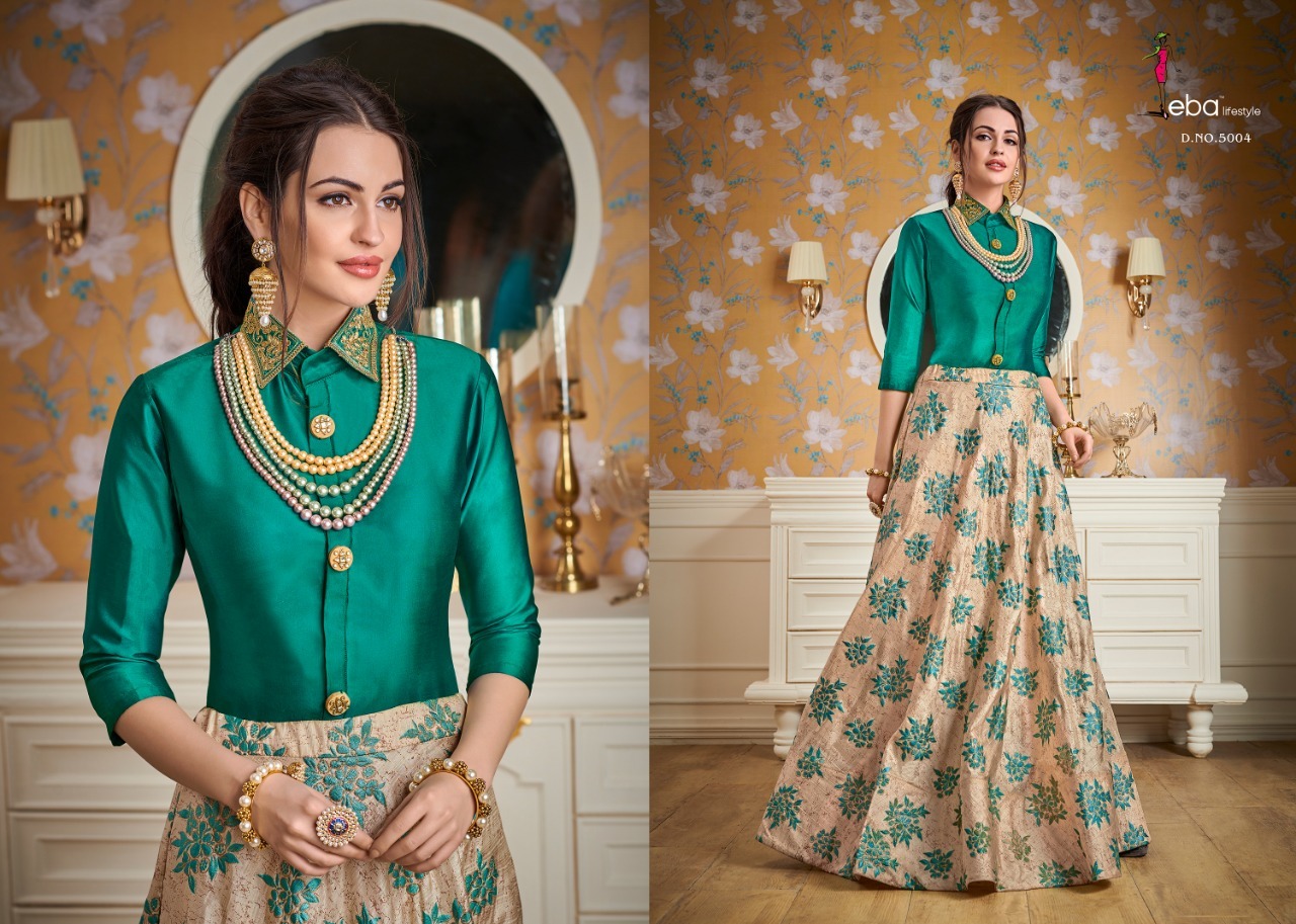 4 Mix Match Color Western Party Wear Dresses