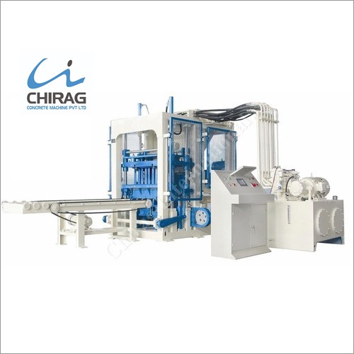 Blue Automatic Block Making Machine