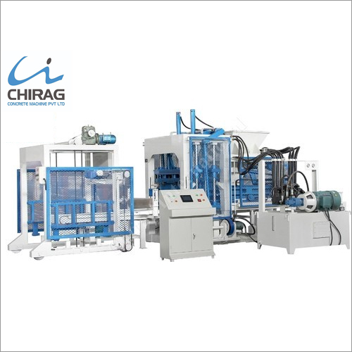 Blue Fully Automatic Bricks Making Machine