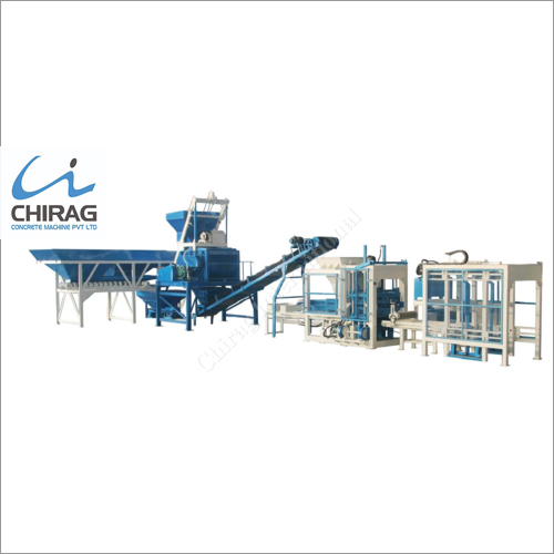 Blue Fully Automatic Fly Ash Brick Making Machine