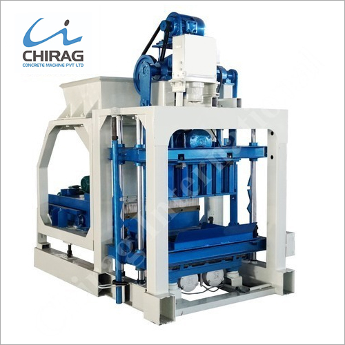 Blue Hollow Block Making Machine