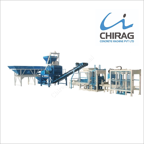 Blue Fully Automatic Hydraulic Paver Block Making Machine