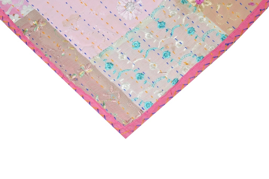 100% Cotton Patchwork Twin Kantha Quilt