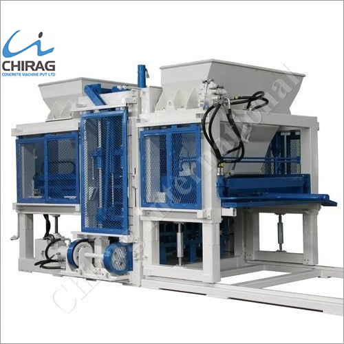 Blue Fully Automatic Vibration Block Making Machine