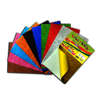 क्राफ्ट विला A4 सेल्फ एडहेसिव ईवा फोम ग्लिटर शीट