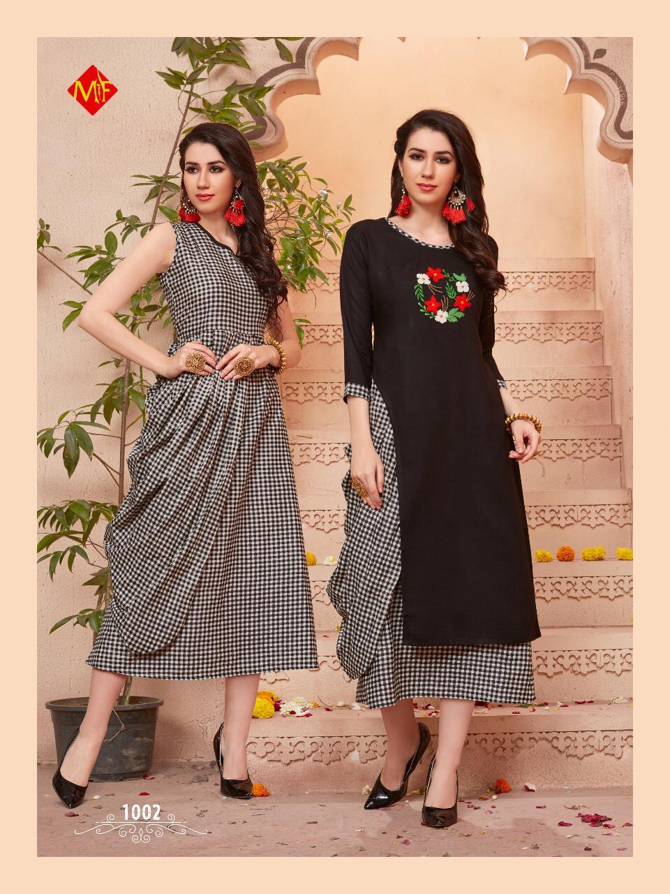 4 Colors Stylish Rayon Kurtis