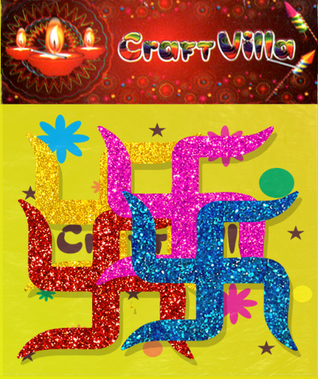 Diwali Card Sticker
