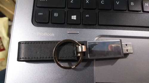 Promotional Leather Pen Drive - External USB HDD | Data Storage for Windows and Android, Elegant Leather Finish, High Capacity Design