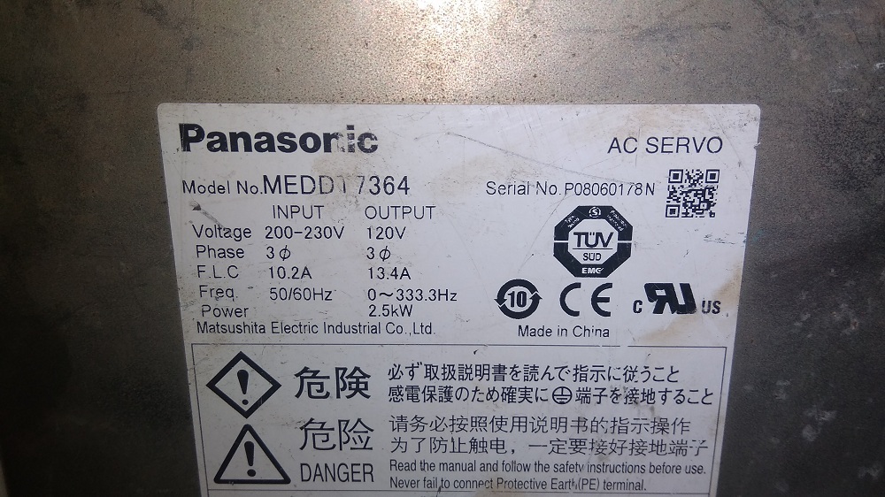 Panasonic Servo Derive