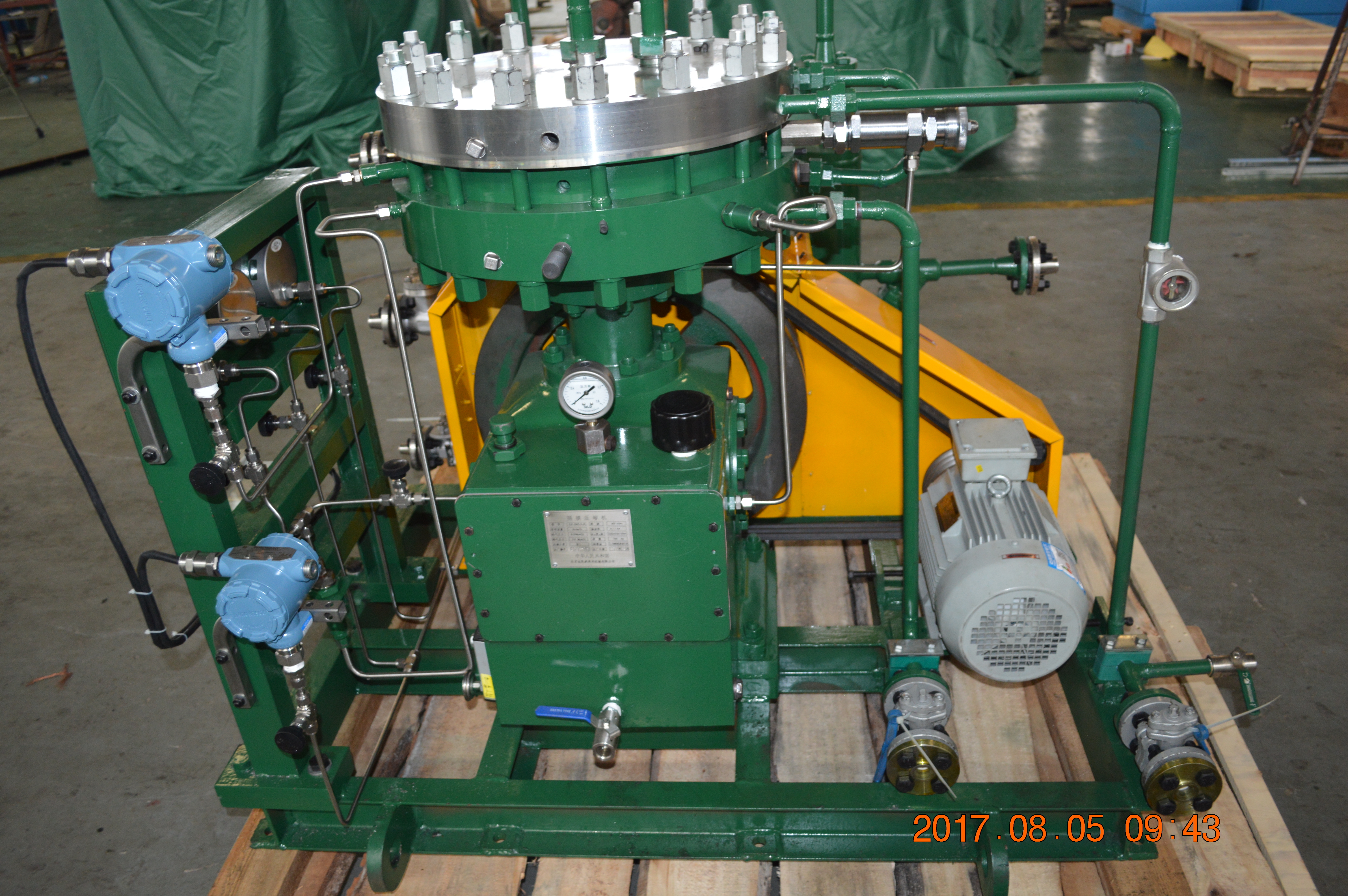 V Type Diaphragm Compressor - Lubrication Type: Oil-free