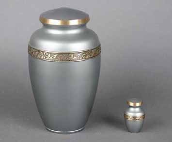 Brownz & Gold Memorial Urn Carthage