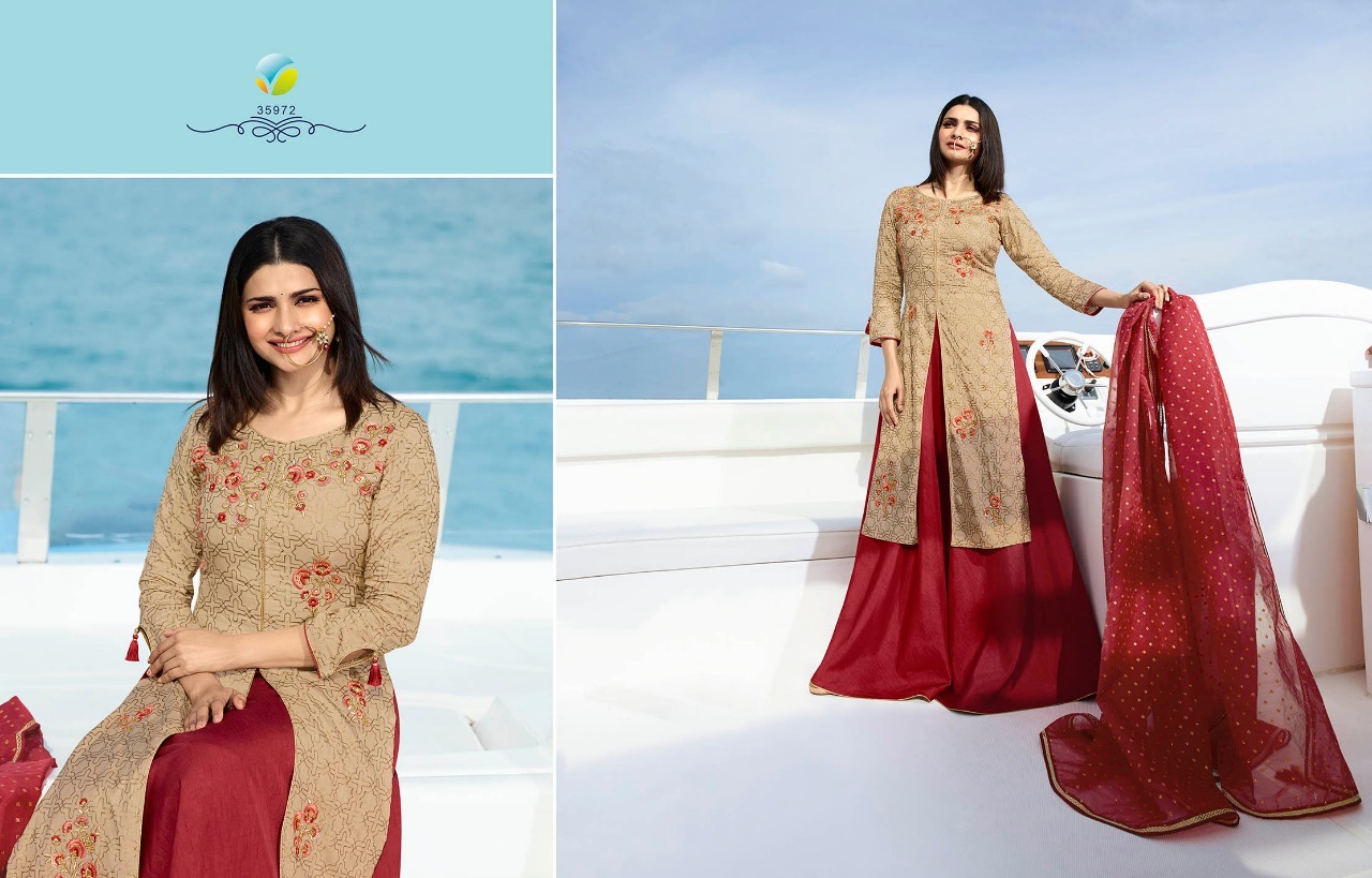 Embroidered Silk Suits