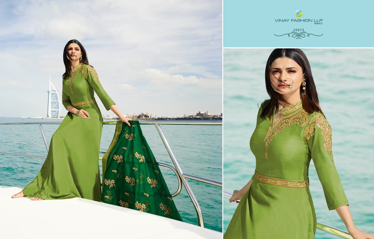 Embroidered Silk Suits