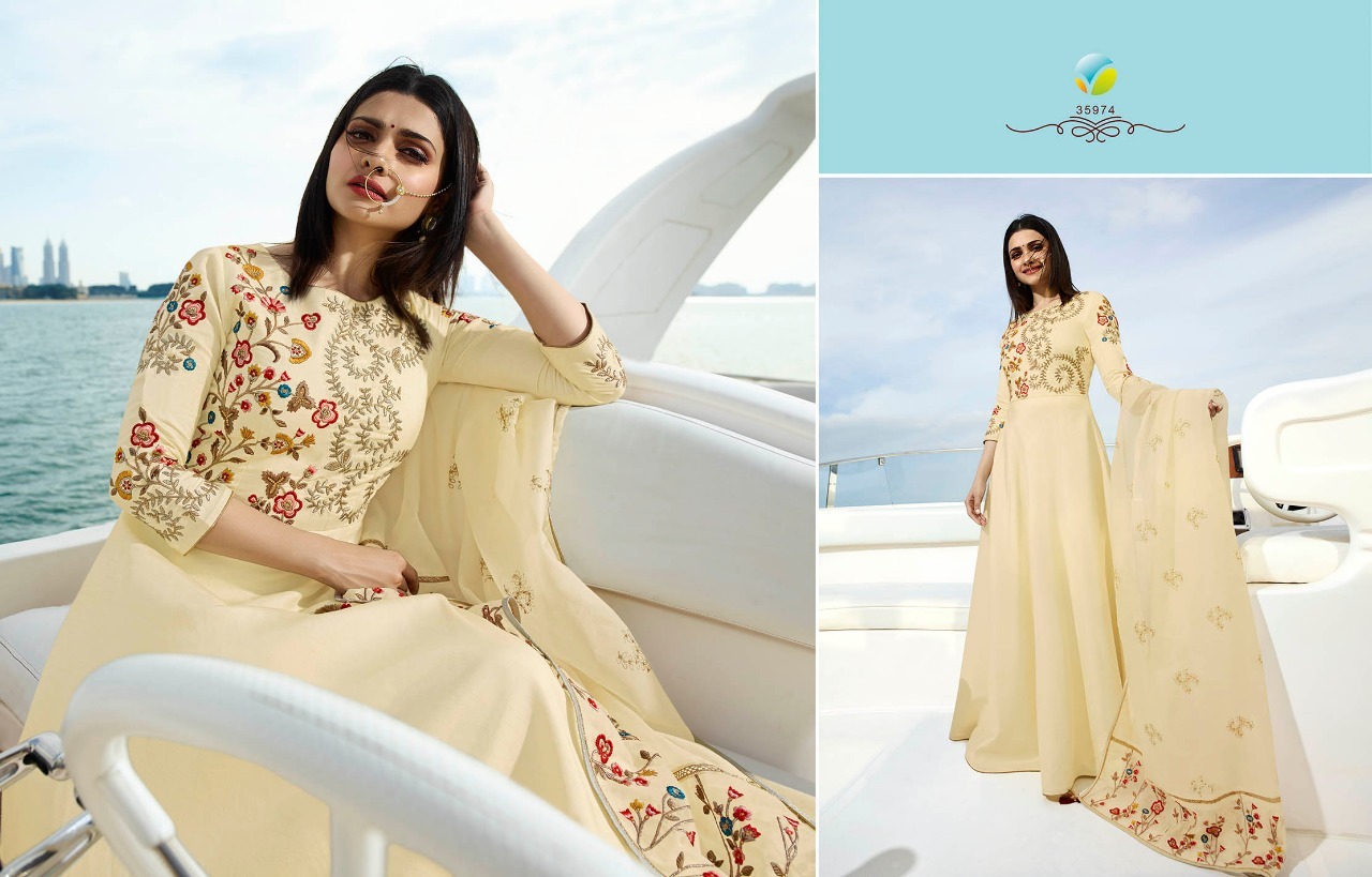 Embroidered Silk Suits