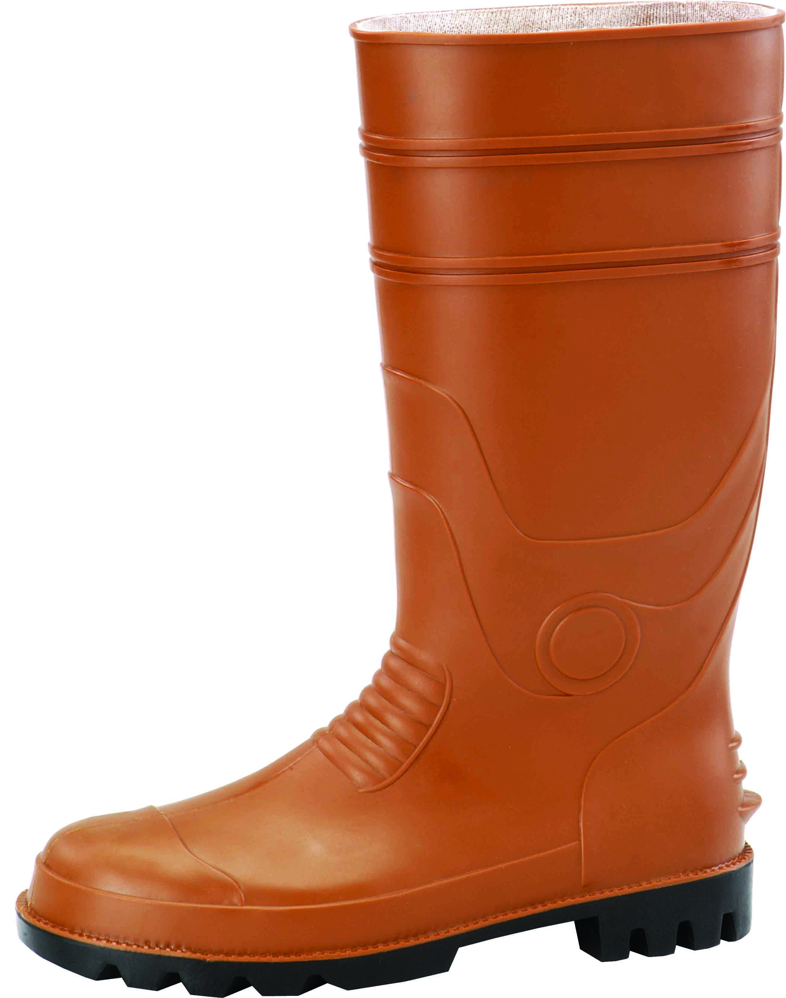 Double Colour Gumboot - Color: Black