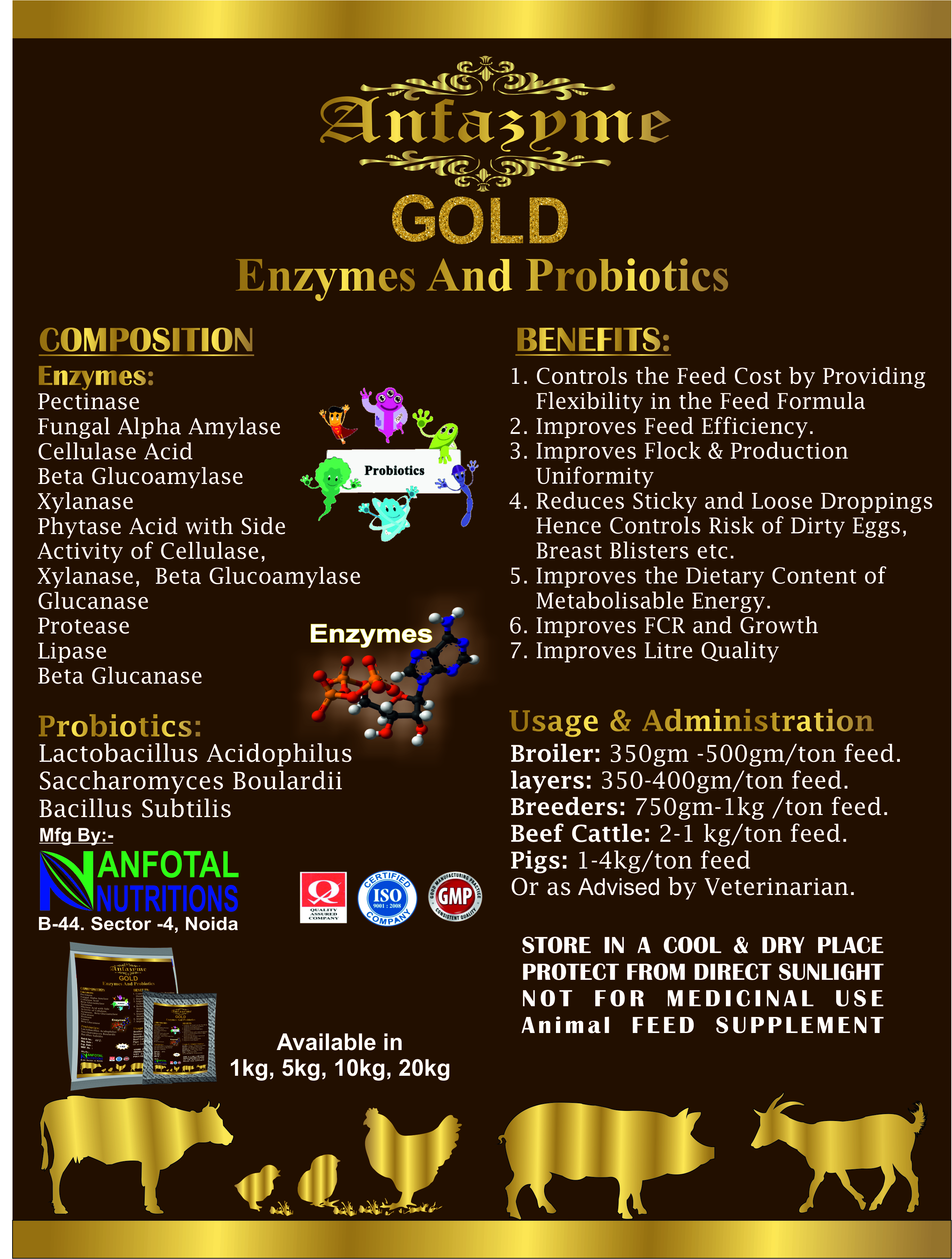 Swine Feed Enzyme & Probiotics