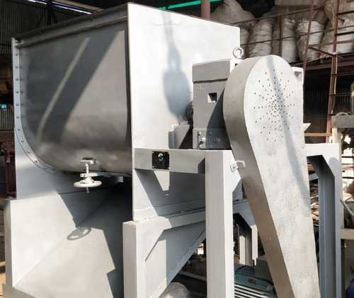 Novomix Ribbon Machine - MS/SS Material, 6x2.5x4.5 Ft Dimensions | 50 to 4000 Kg/hr Capacity, Automatic Operation, Human Machine Interface Control