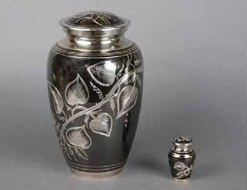 Silver Apollo Brass Cremation Urn