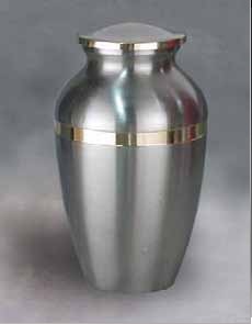 Gold Aegean Cast Bronze Vase Cremation Urn