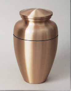 Gold Nova I Cast Bronze Vase Cremation Urn