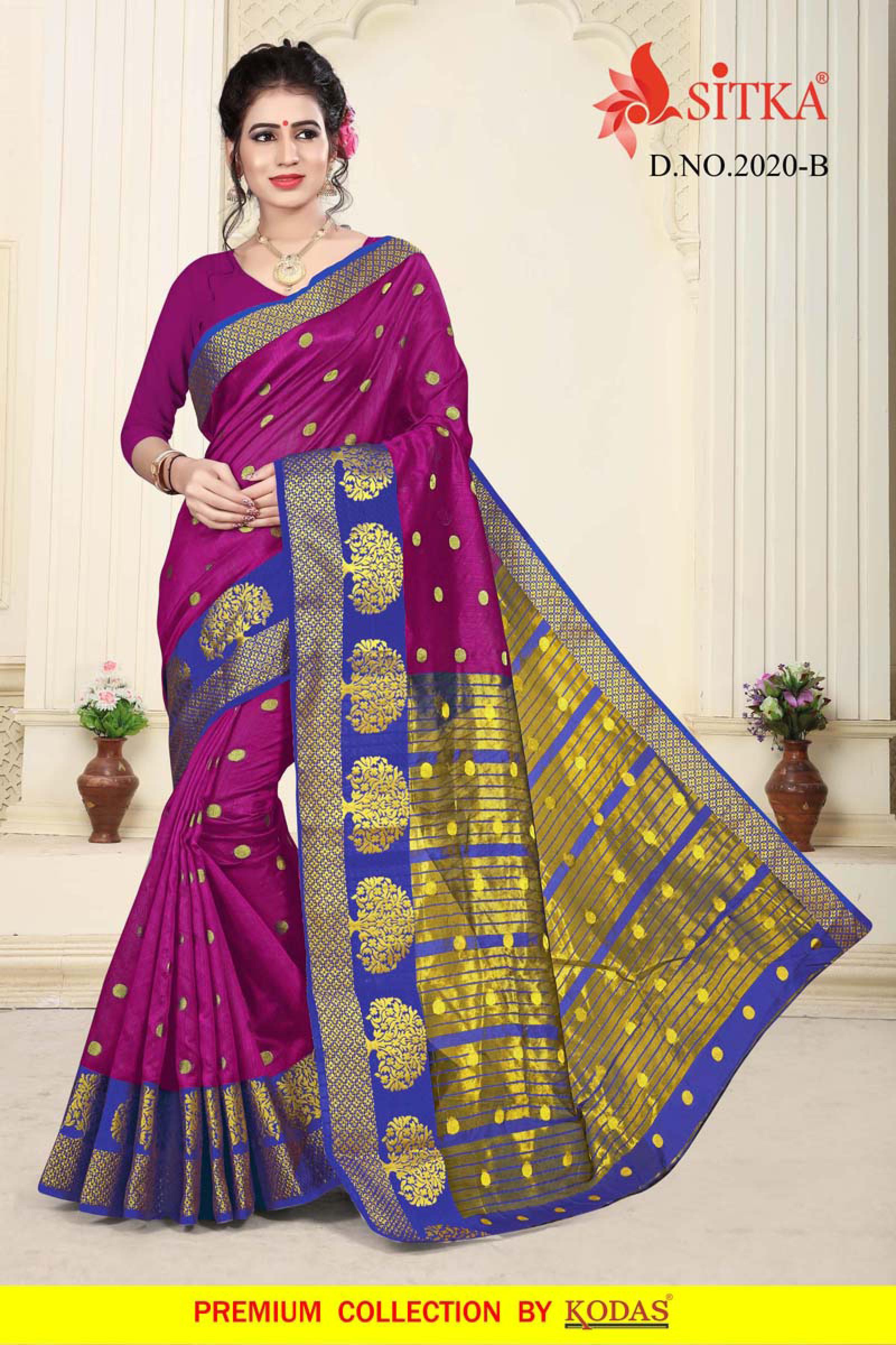 Six Color Silk Saree