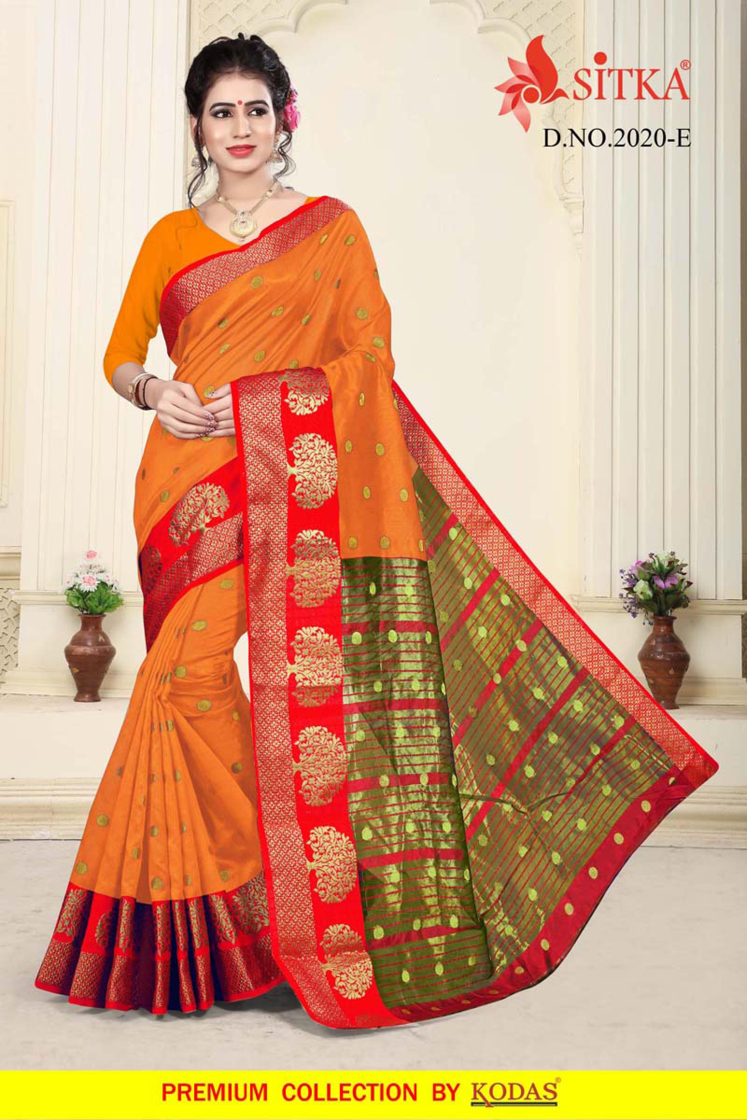 Six Color Silk Saree