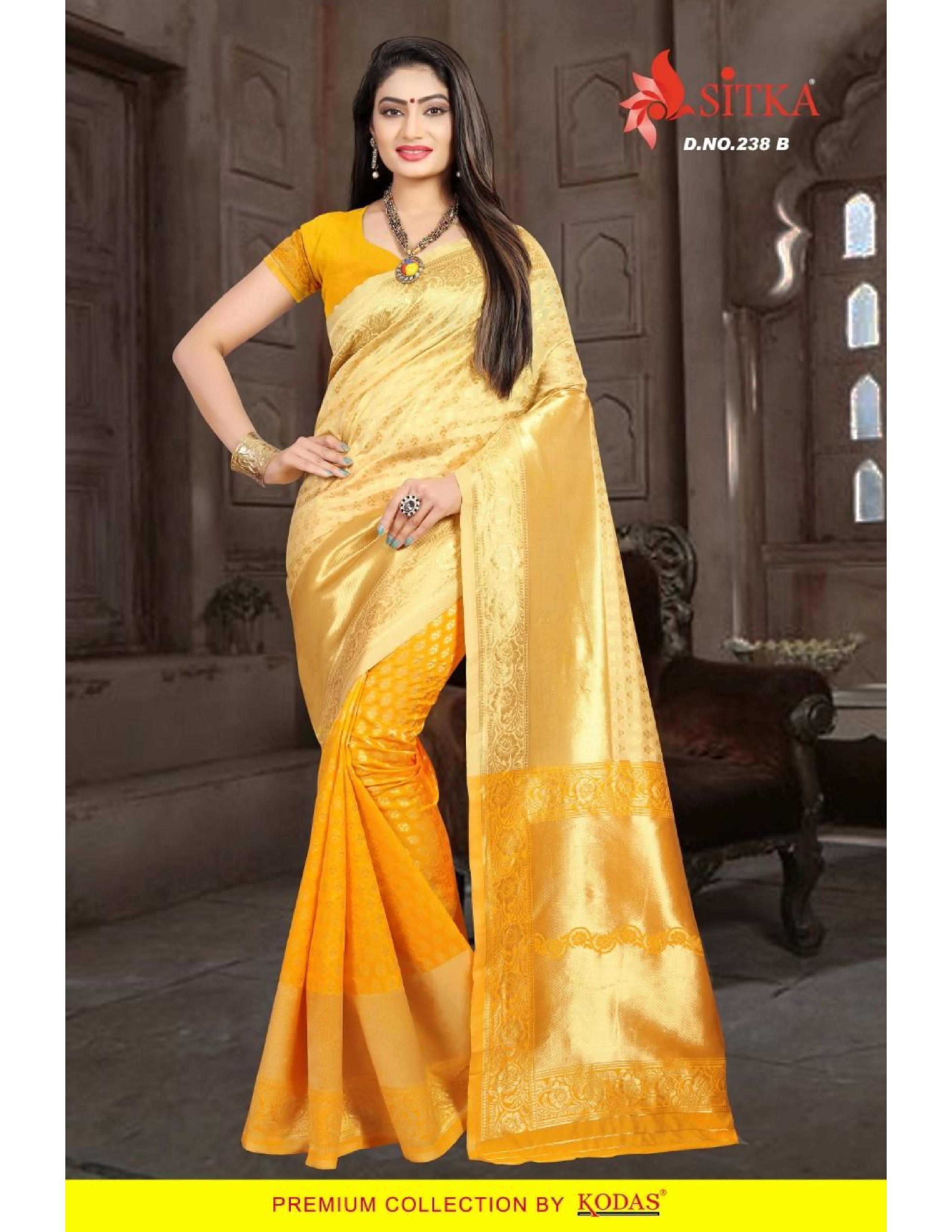 Six Colors Silk Saree