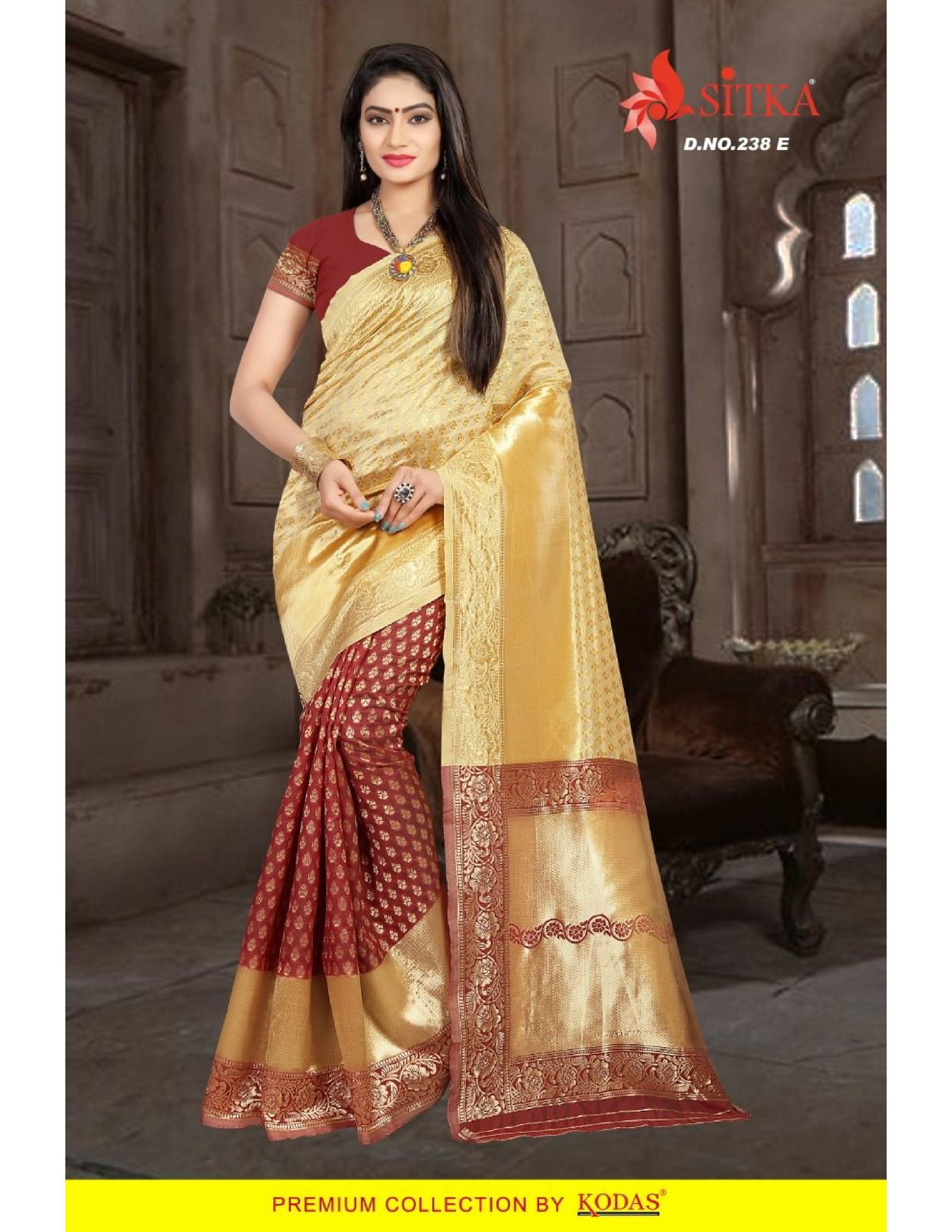 Six Colors Silk Saree
