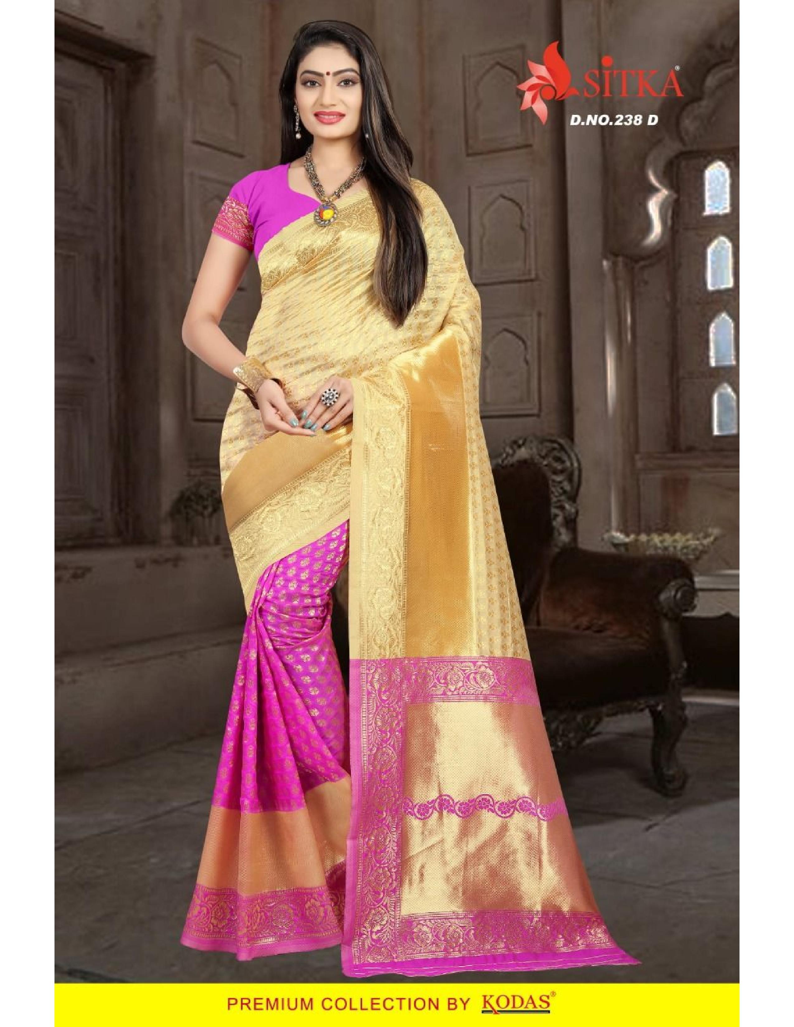 Six Colors Silk Saree