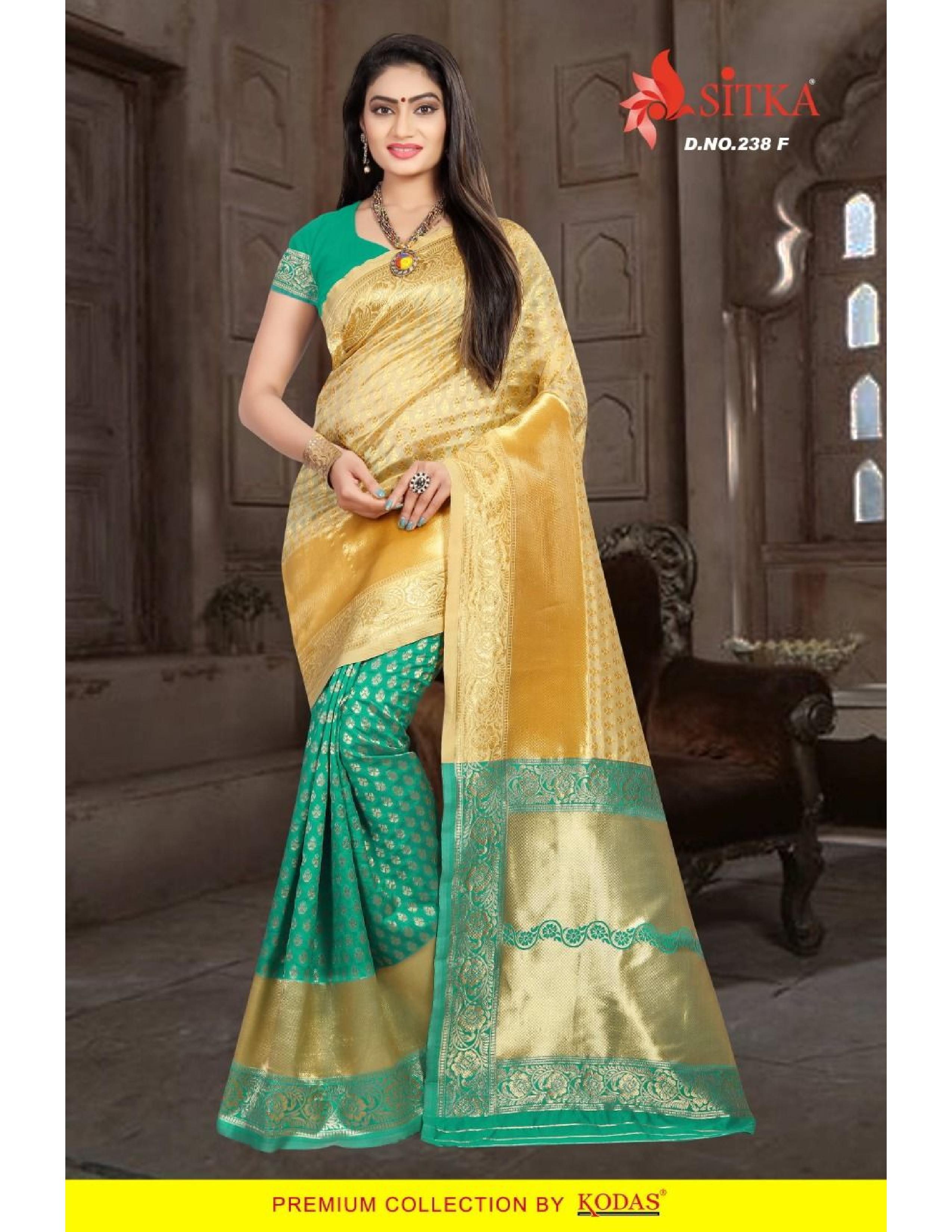 Six Colors Silk Saree